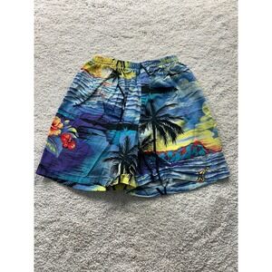 Palmwave Shorts Boys 8 Surf Beach Tropical Floral Summer Swim Trunks Boardshorts